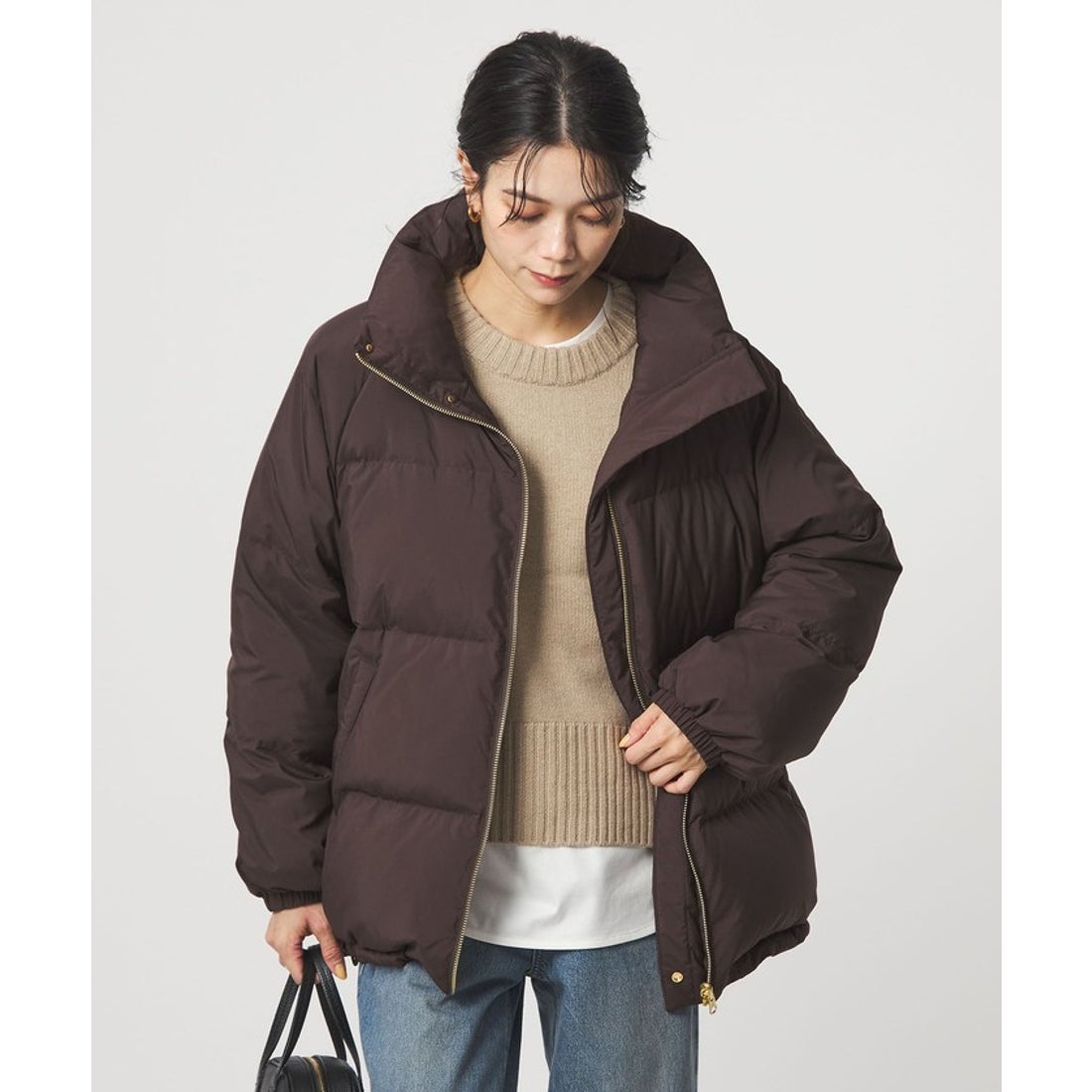 UNITED ARROWS green label relaxing タフタ リバーシブル ダウン