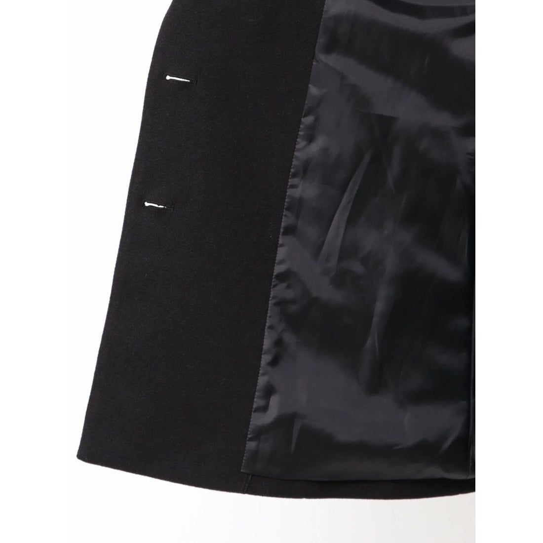 ジェイダ GYDA ベルト付きタイトファーコート （ブラック