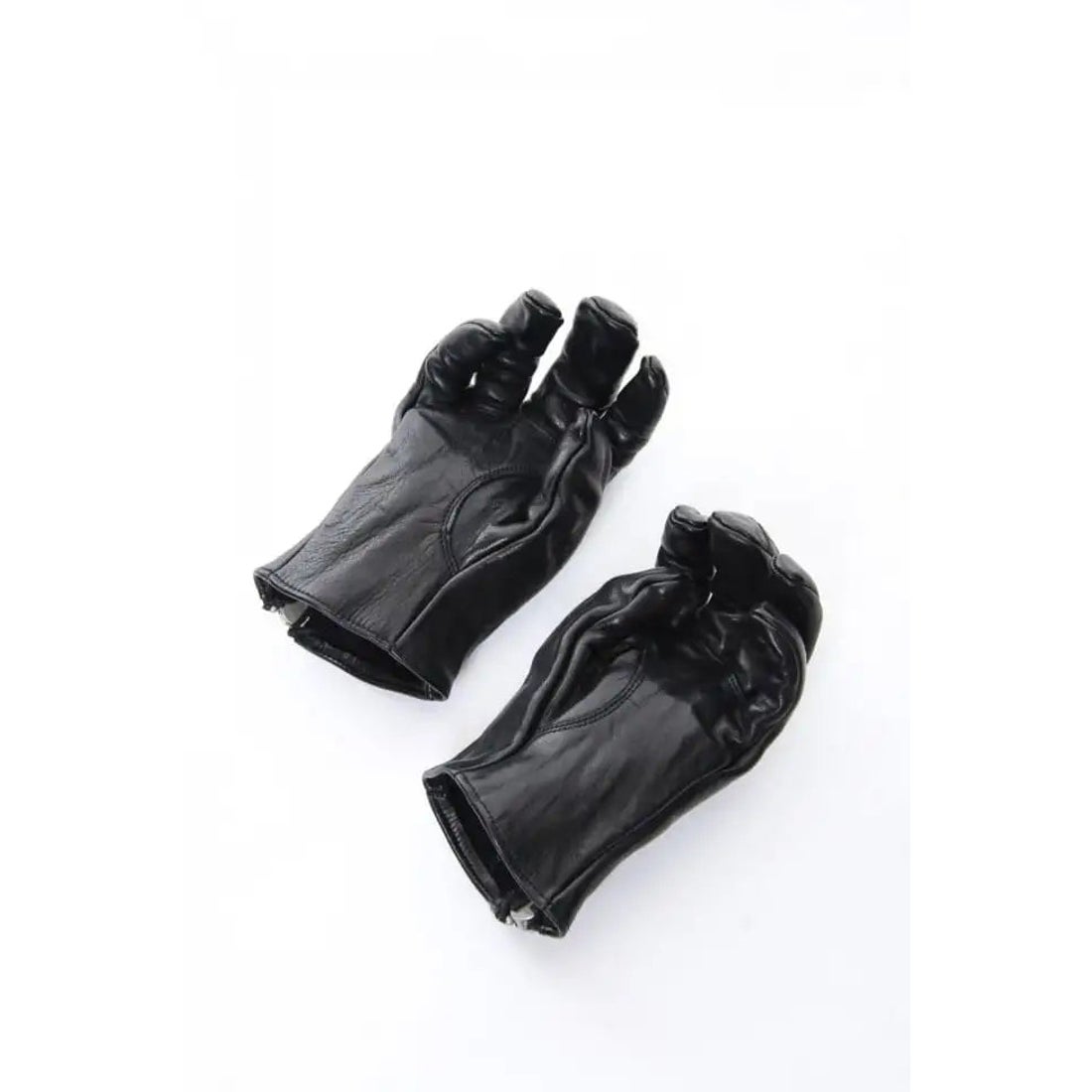 D.HYGEN Horse Leather Zip Gloves （BLACK） - Osaka / Kyoto, -FASCINATE