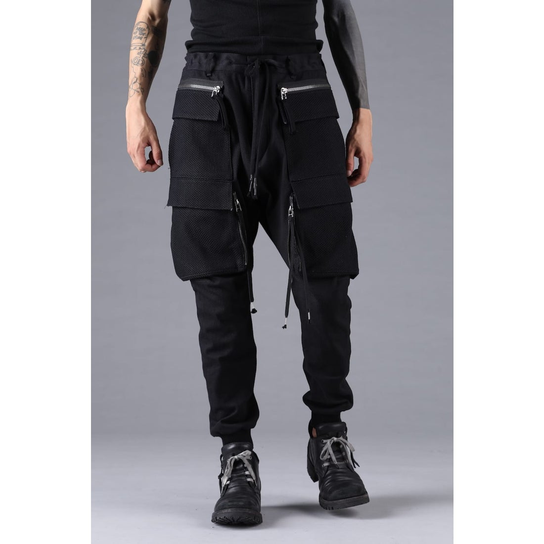 ディーハイゲン D.HYGEN 刺子ジャガードコンビネーションカーゴジョグ