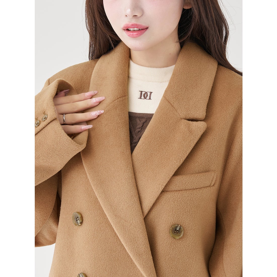 ダーリッチ Darich ダブルロングチェスターコート （グレー