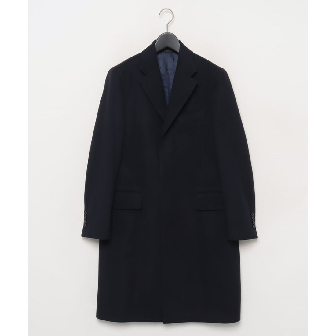 Zeal】ウールビーバーシングルチェスターコート(ミドルレングス