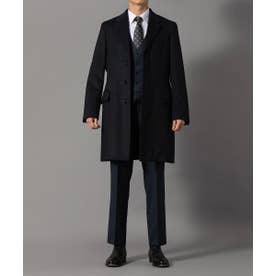 ウールアンゴラビーバーチェスターコート(ミドルレングス) （ネイビー