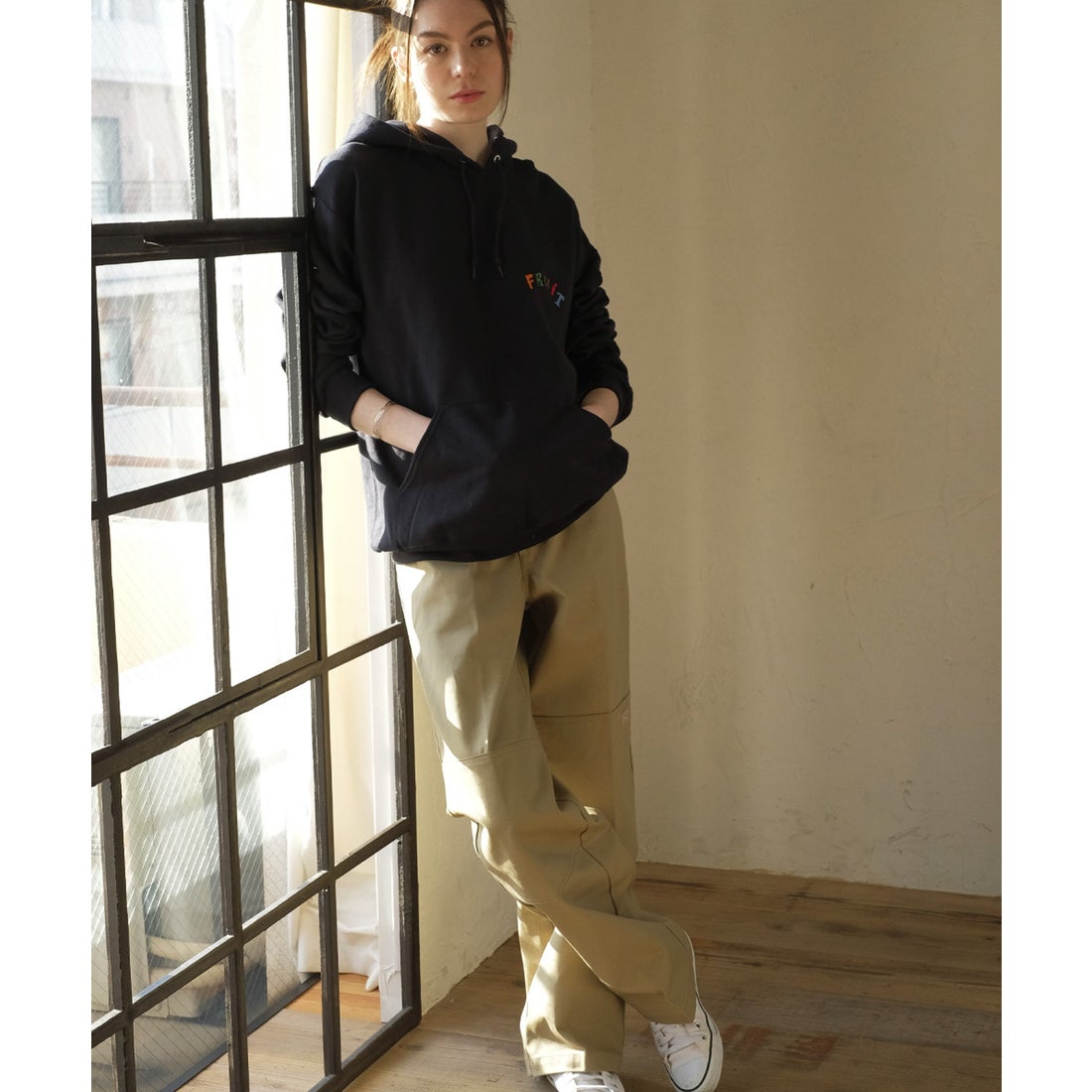ディッキーズ Dickies Dickiesダブルニーパンツ （BEIGE） -靴