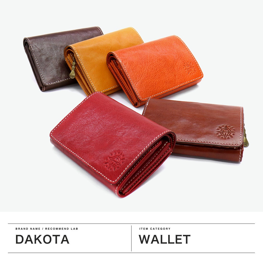 ダコタ Dakota 二つ折り財布 レディース 本革 イタリアンレザー 財布