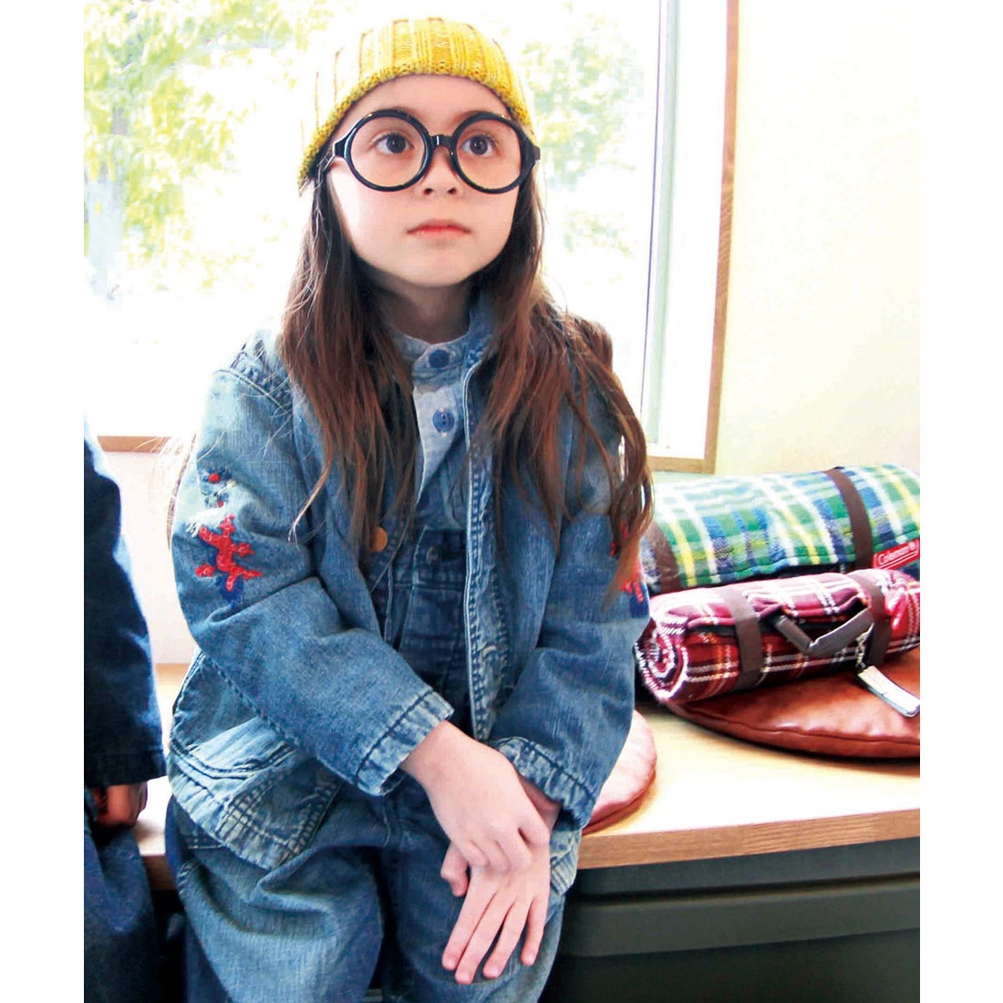 デニムダンガリーメガネ