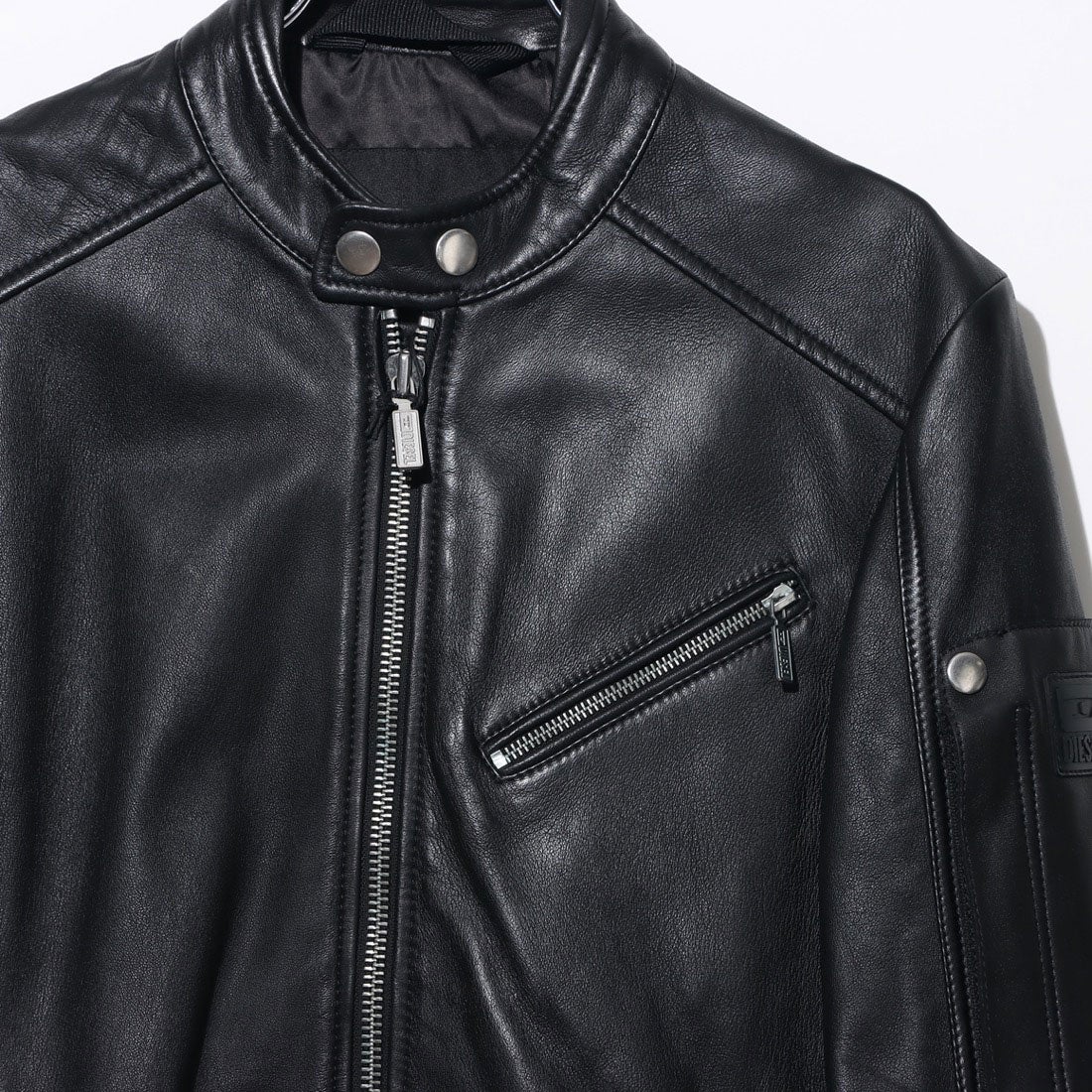 ディーゼル DIESEL シングルライダースジャケット （BLACK）L-CASE-KA