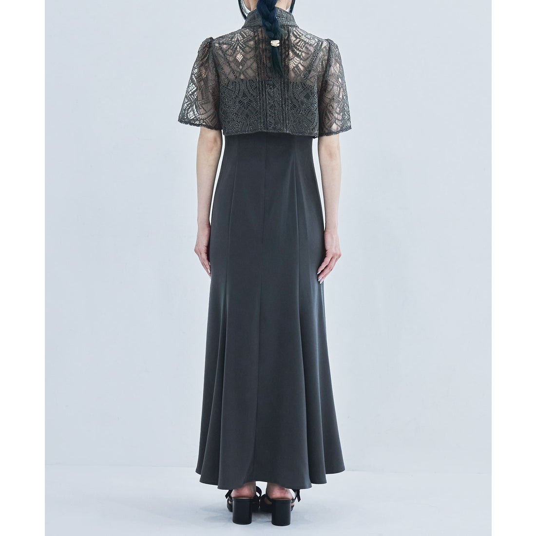 エトル etoll. 3wayレースボレロ&マーメイドキャミドレス （ブルー