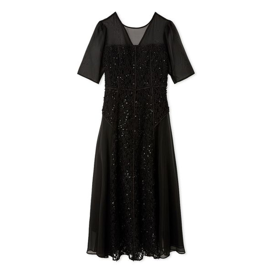 FRAY I.D モールエンブロイダリーレースドレス FRAY I.D（フレイ