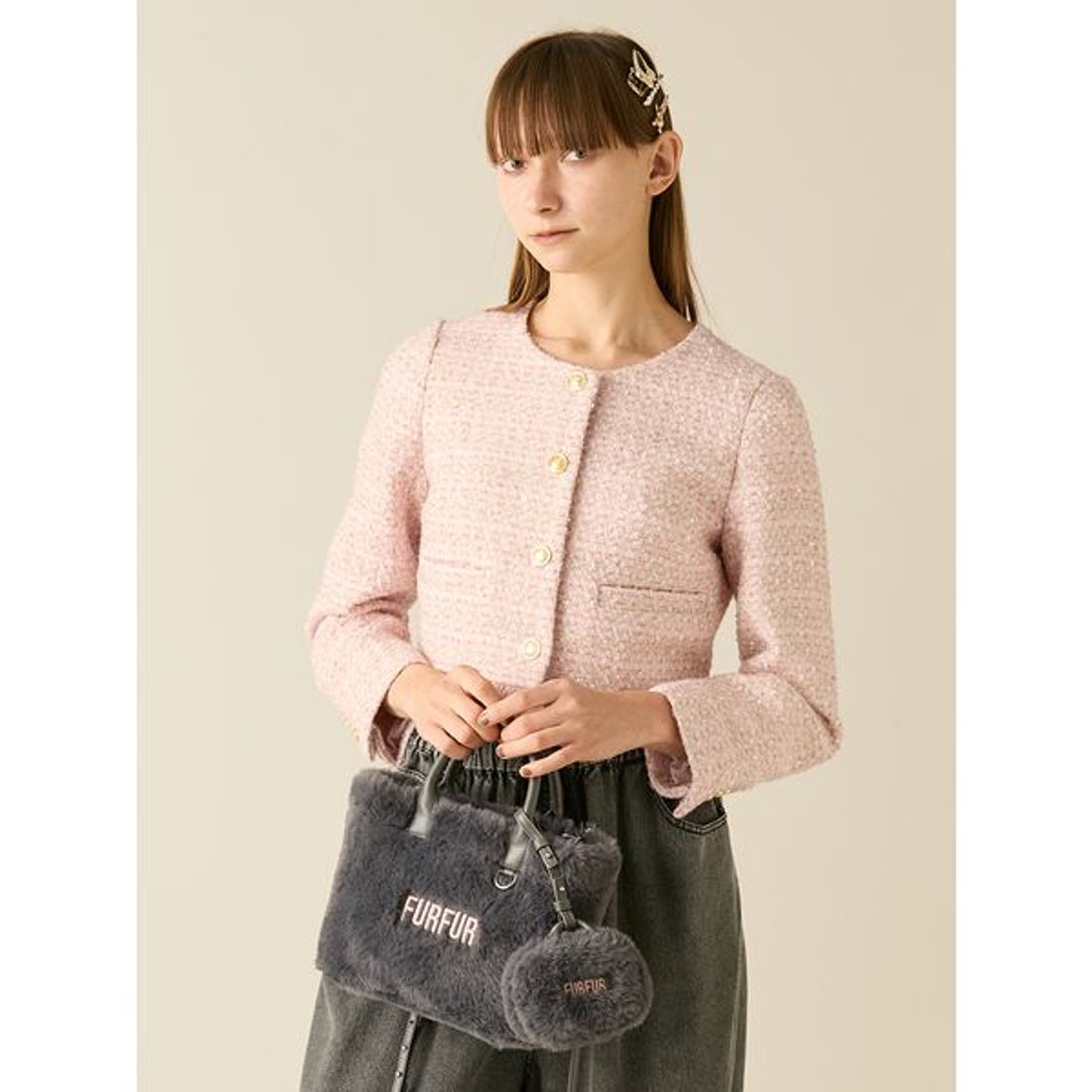 ファーファー FURFUR 【限定カラー】エコファートートバッグ （IVR