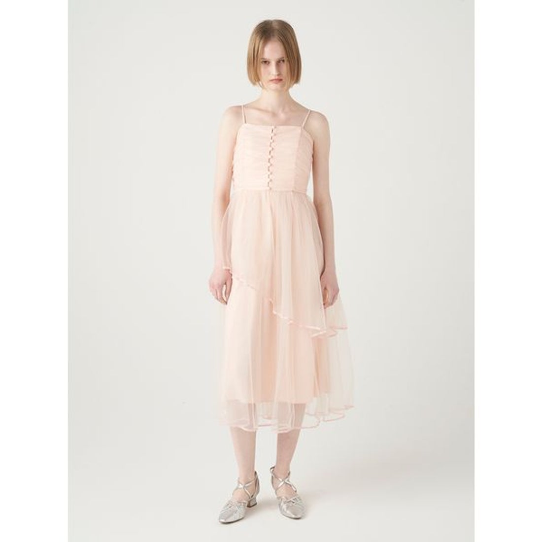 ファーファー FURFUR チュールボレロセットキャミドレス （BLK