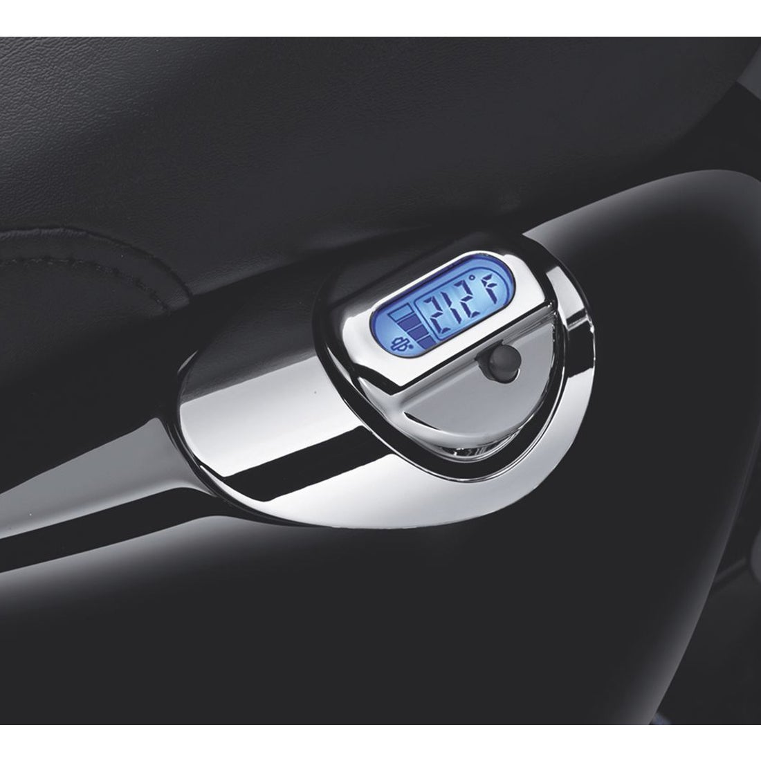 液晶油量油温計付オイルディップスティック・クローム -ハーレー