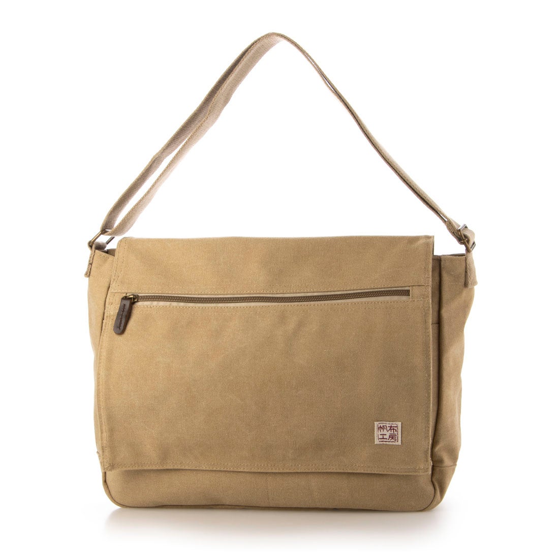 ハンプコウボウ 帆布工房 FLAP SHOULDERシリーズ 横型A4ショルダー