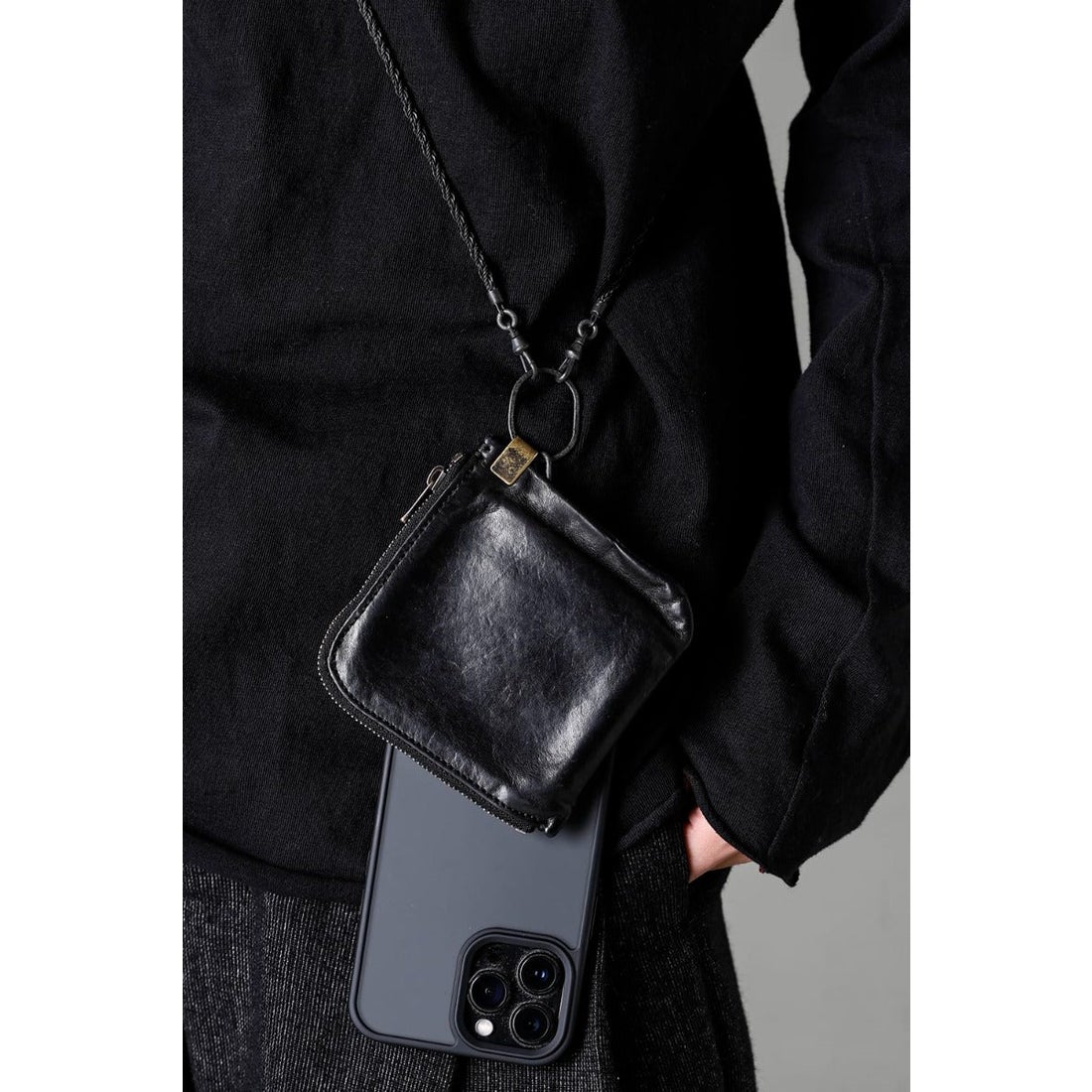 イオロム iolom Phone Strap Brass （Rust Black） 通販 大阪心斎橋