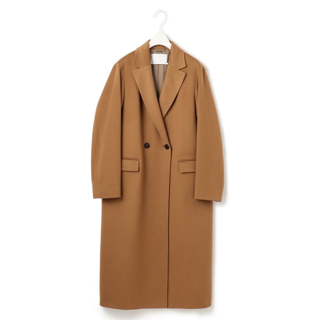 アイシービー ICB ピュアカシミヤ チェスターコート （キャメル系
