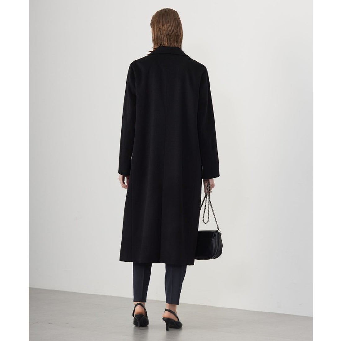 アイシービー ICB ピュアカシミヤ チェスターコート （キャメル系