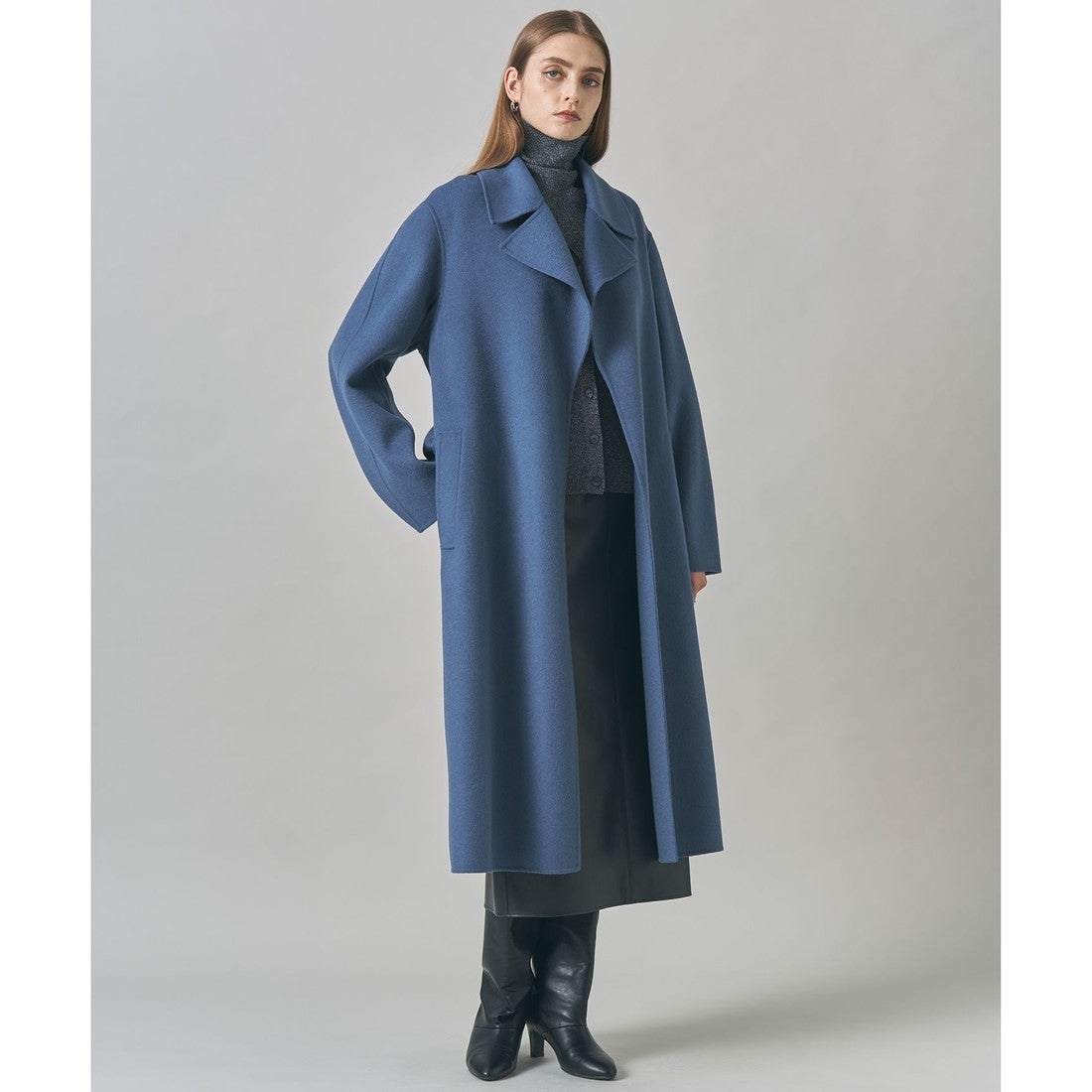 ICB WoolRever ロングコート （キャメル系） -ファッション通販