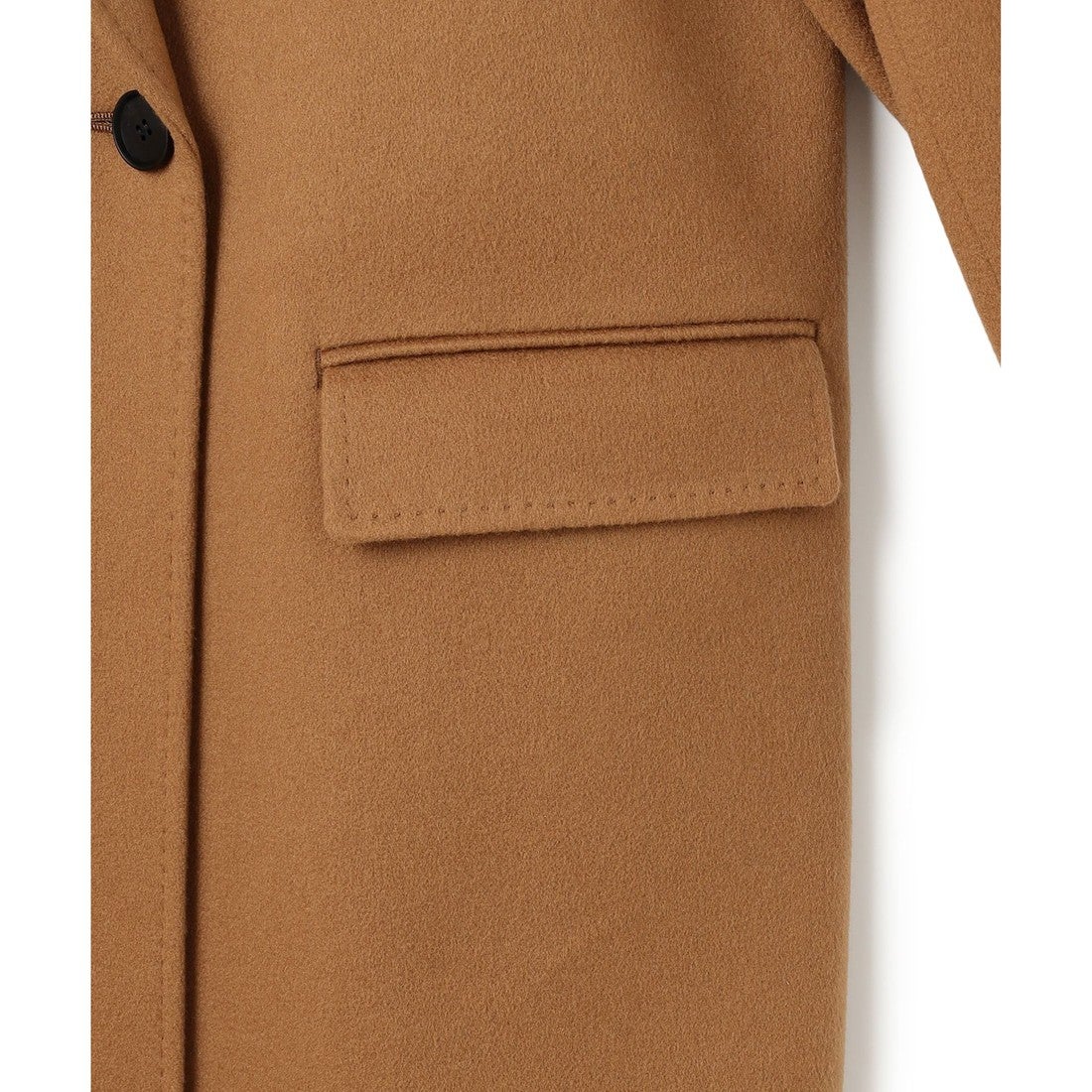 ICB L ピュアカシミヤ チェスターコート （キャメル系） -ファッション