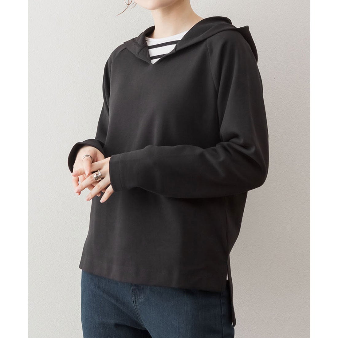 ジャングルジャロピー JUNGLE JALOPY Vネックスムースパーカー