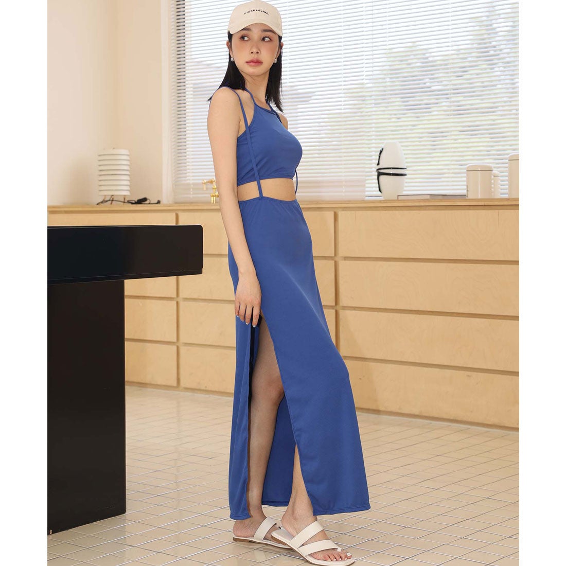 オシャレボ OSYAREVO【ネット限定】ロングスカート付き ハイネック