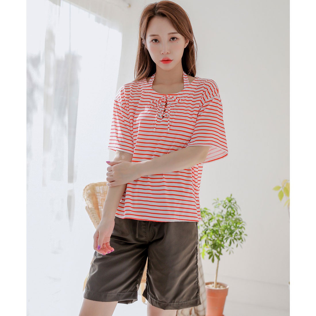 FIED ピンク ストライプ水着 26 FIED ピンク ストライプ水着 26 FIED