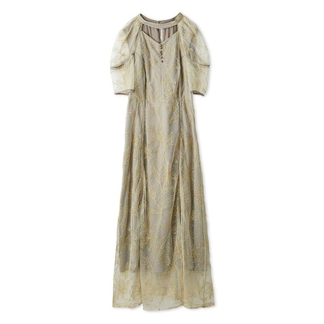 リリーブラウン LILY BROWN チュールエンブロイダリードレス （PBEG