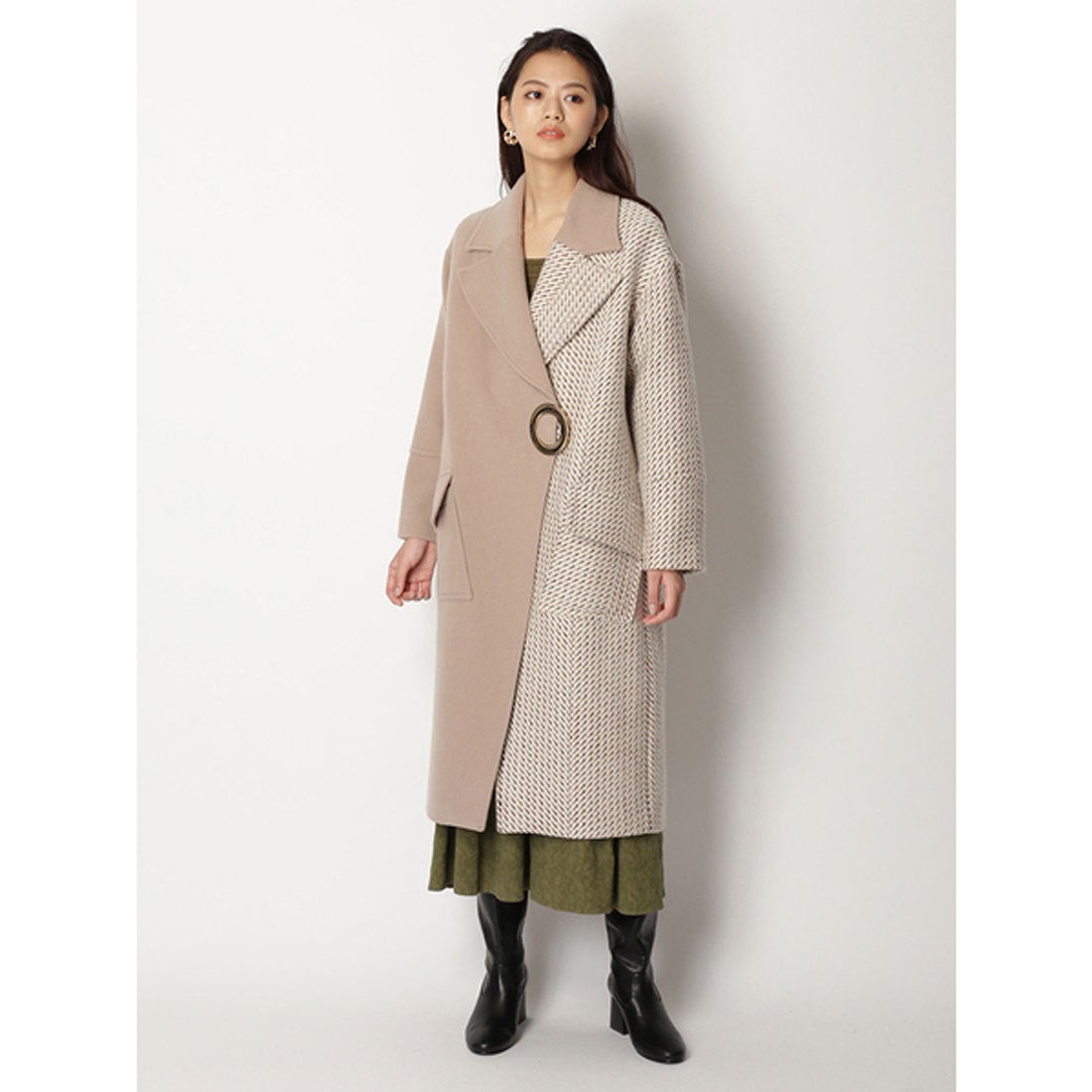 LILY BROWN リリーブラウン Lily Brown ツイードチェスターコート