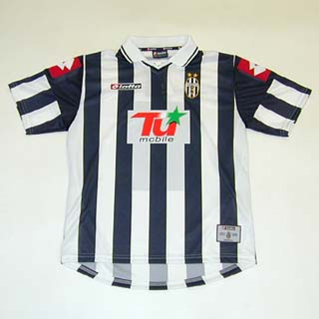 LOTTO ユベントス 01/02 ユニフォーム ホーム 半袖 チャンピオンズ