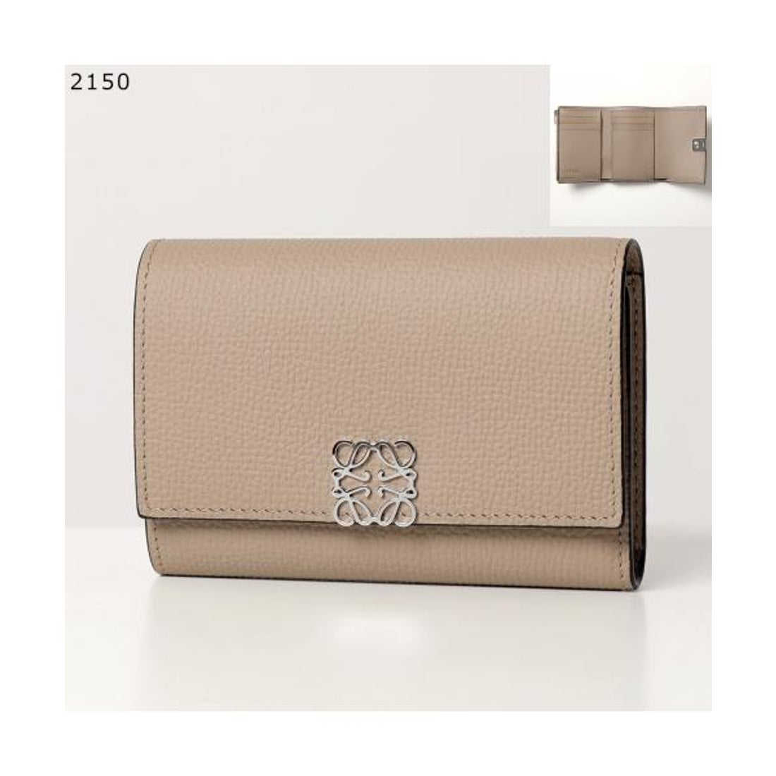 ロエベ LOEWE LOEWE 三つ折り財布 C821S33X01 ANAGRAM （3170/TAUPE