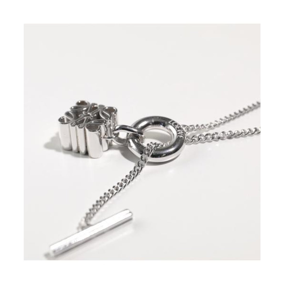 ロエベ LOEWE LOEWE ネックレス J821241X アナグラム ペンダント （X08