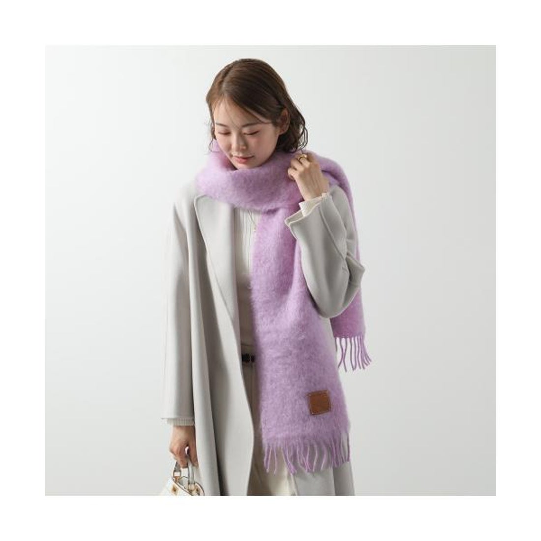 ロエベ LOEWE LOEWE マフラー F655254X01 ウール モヘア ストール