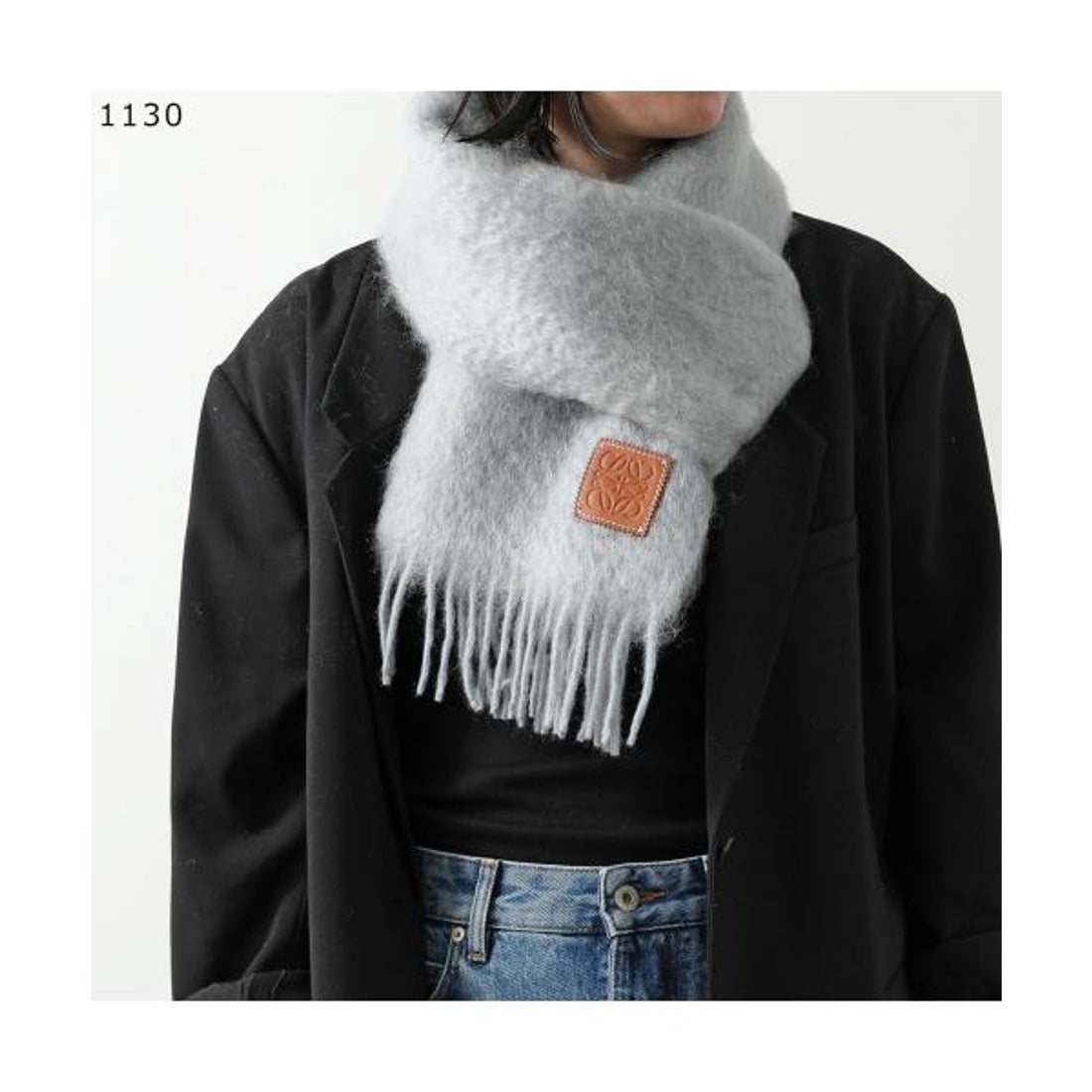 ロエベ LOEWE LOEWE マフラー F655254X01 ウール モヘア ストール