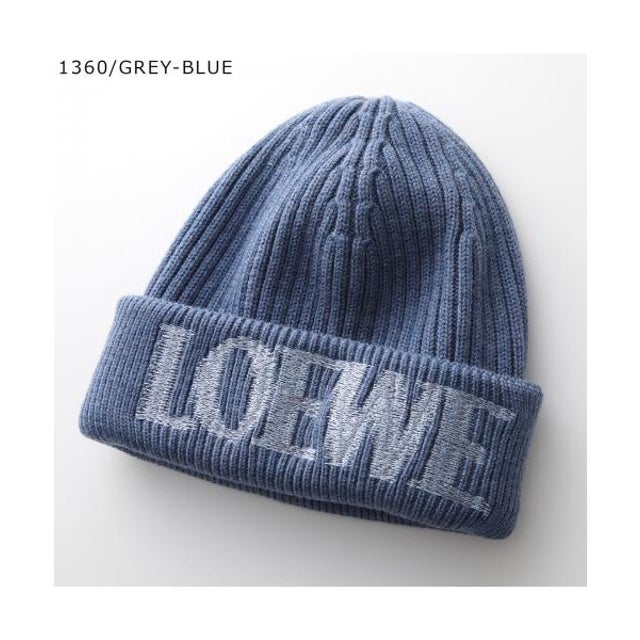 LOEWEニット帽 LOEWE】ロエベ 人気 ビーニー ウール ニット帽 (LOEWE