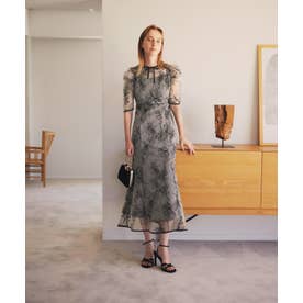 レジャ Leja ティアードフリルスリーブレイヤードパールワンピース