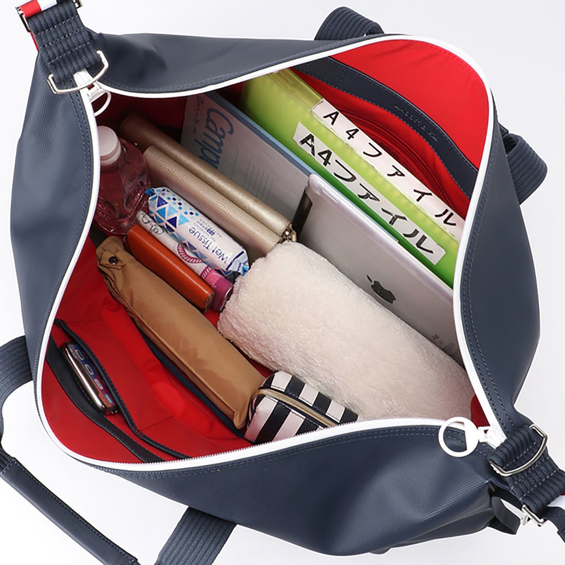 ラコステ LACOSTE MEN'S CLASSIC SEASONトリコロールカラーボストン