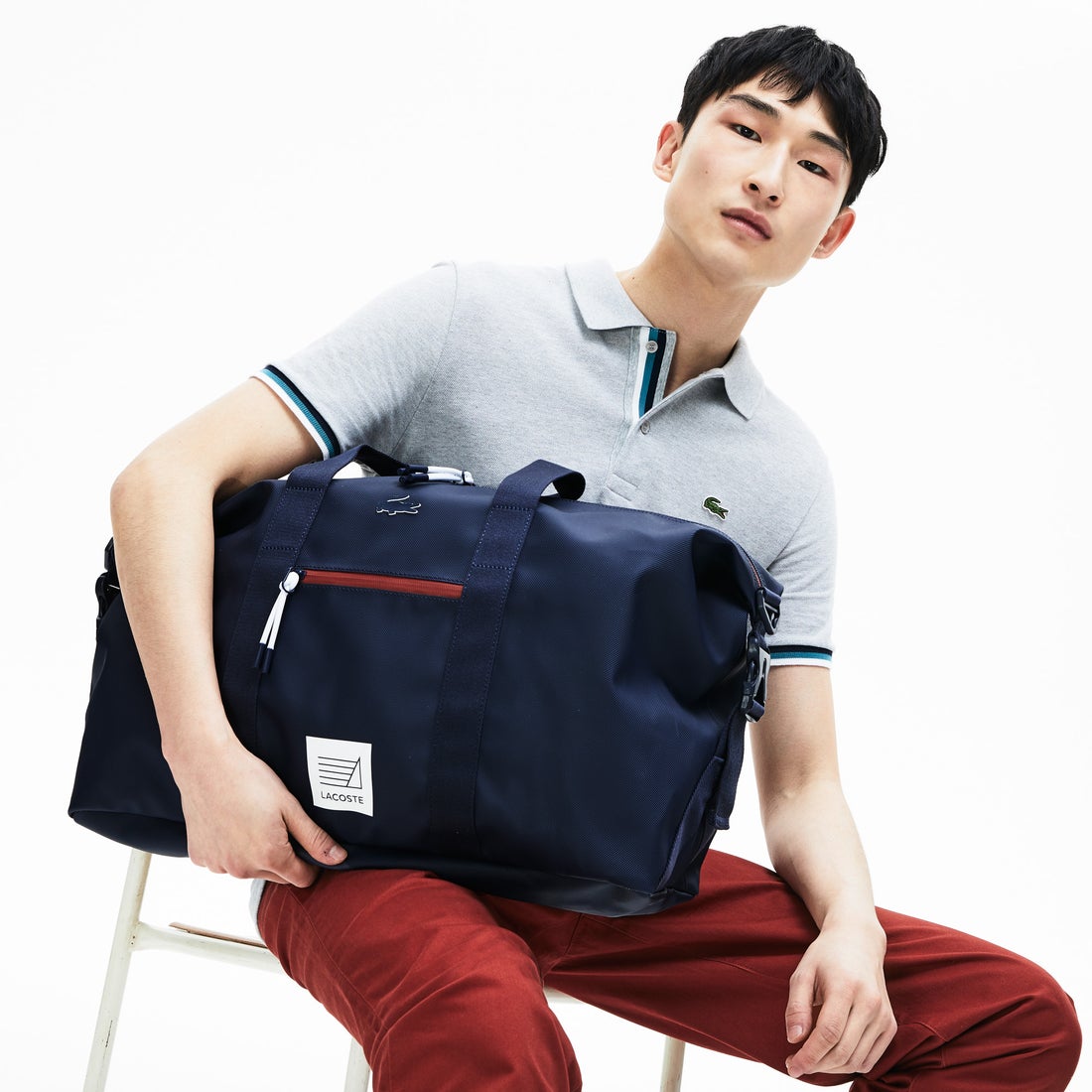 ラコステ LACOSTE L.12.12 CONCEPT FANTAISIE ボストンバッグ