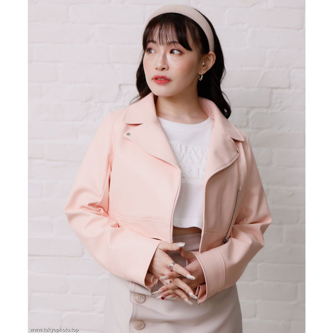 リップサービス LIP SERVICE Fレザーマイクロライダースジャケット