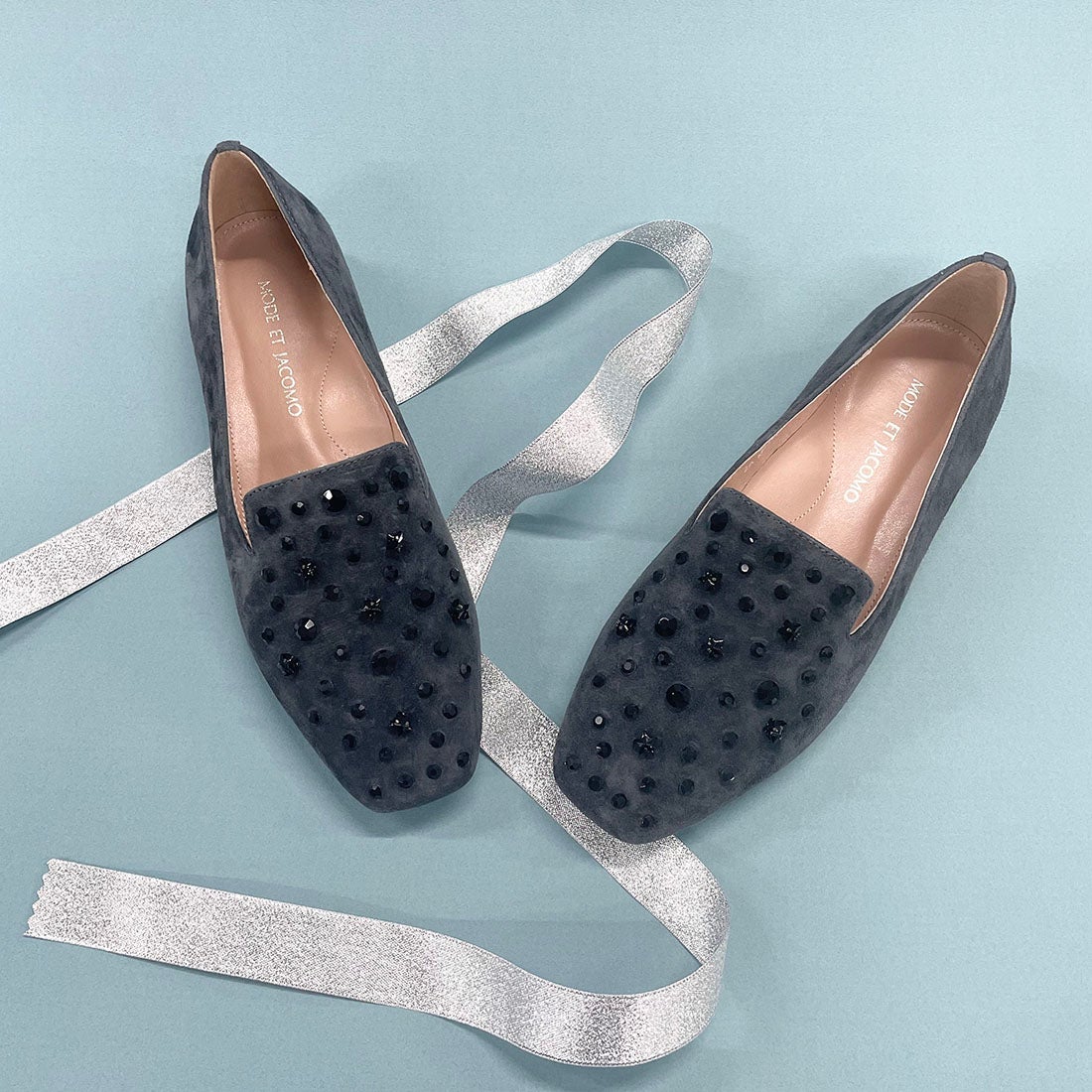 モード エ ジャコモ MODE ET JACOMO 【軽量】ラインストーンスクエア