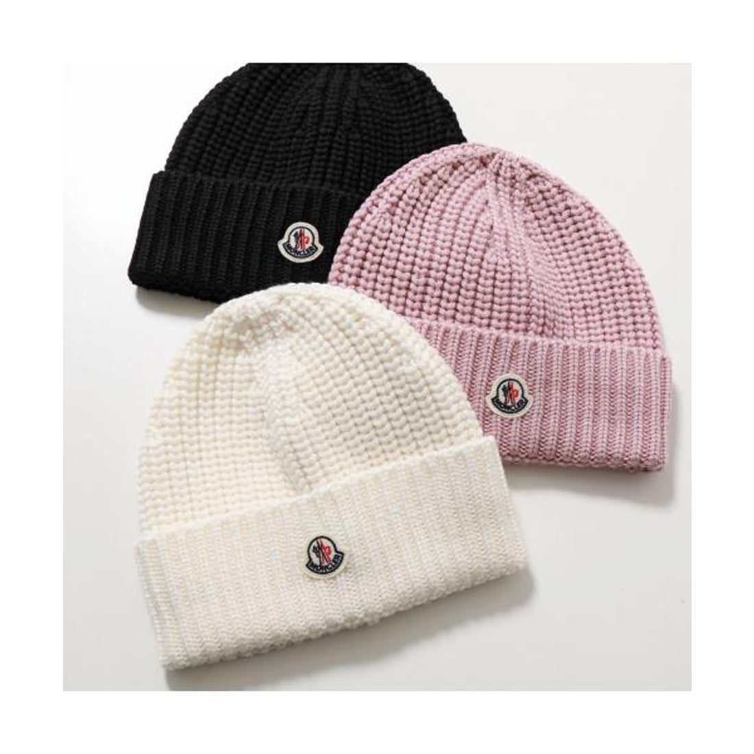 モンクレール MONCLER MONCLER ニット帽 3B00048 M1131 ウール リブ