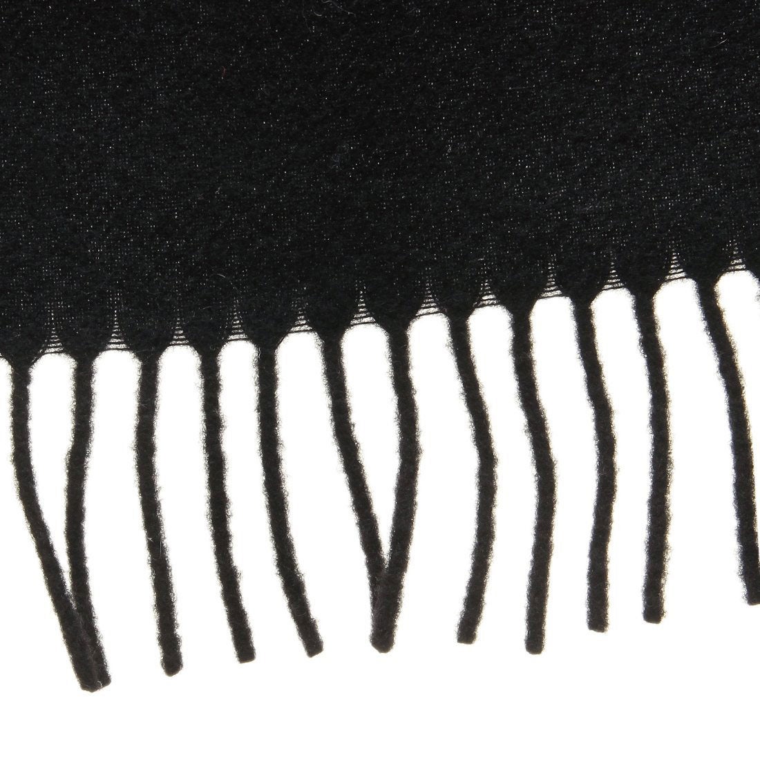 メゾンキツネ MAISON KITSUNE マフラー フォックスヘッド ブラック