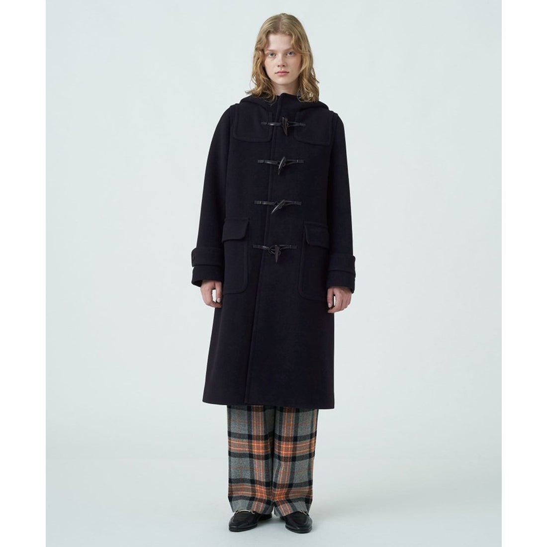 マカフィー MACPHEE ウールメルトン ダッフルコート （69 ネイビー