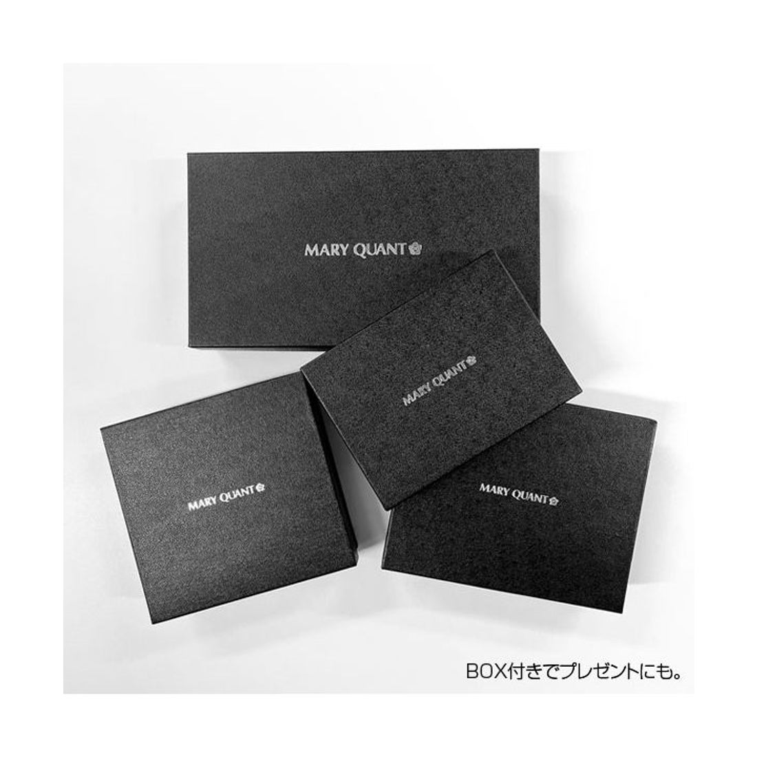 マリークワント MARY QUANT エンボスデイジーパール ミニウォレット