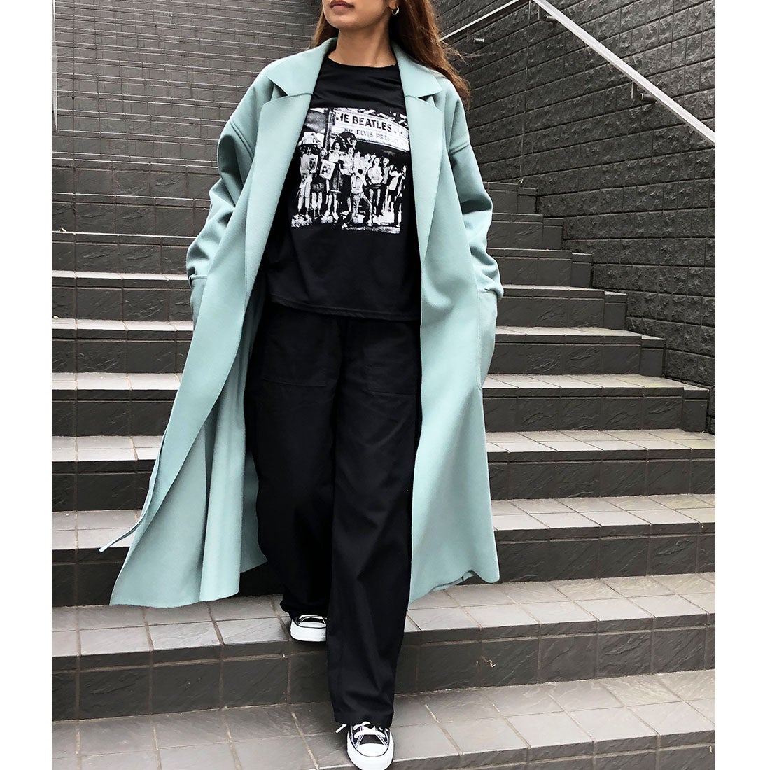 ミージェーン me Jane ウエストマークチェスターコート （ミント