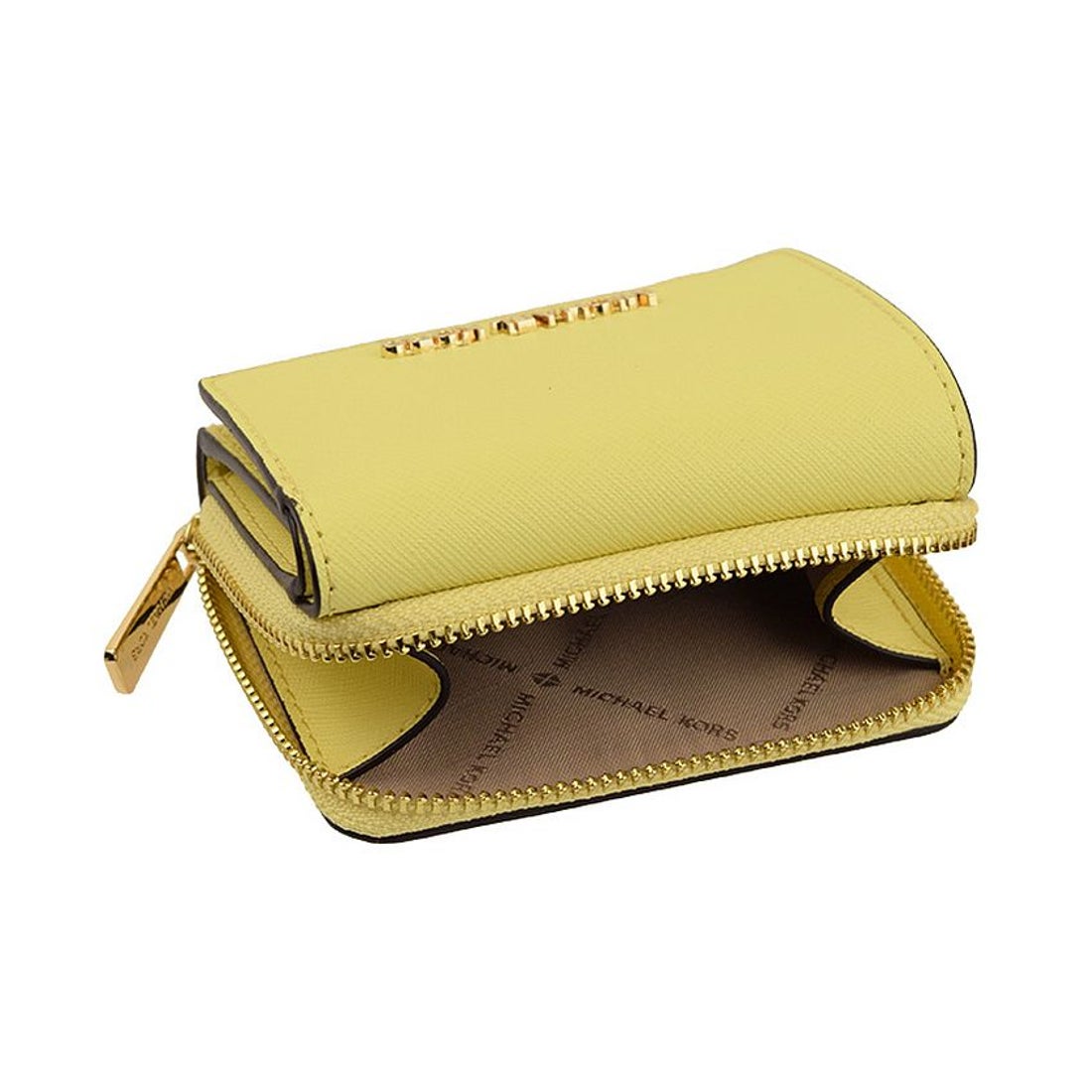 マイケルコース MICHAEL KORS 三つ折り財布 （イエロー系
