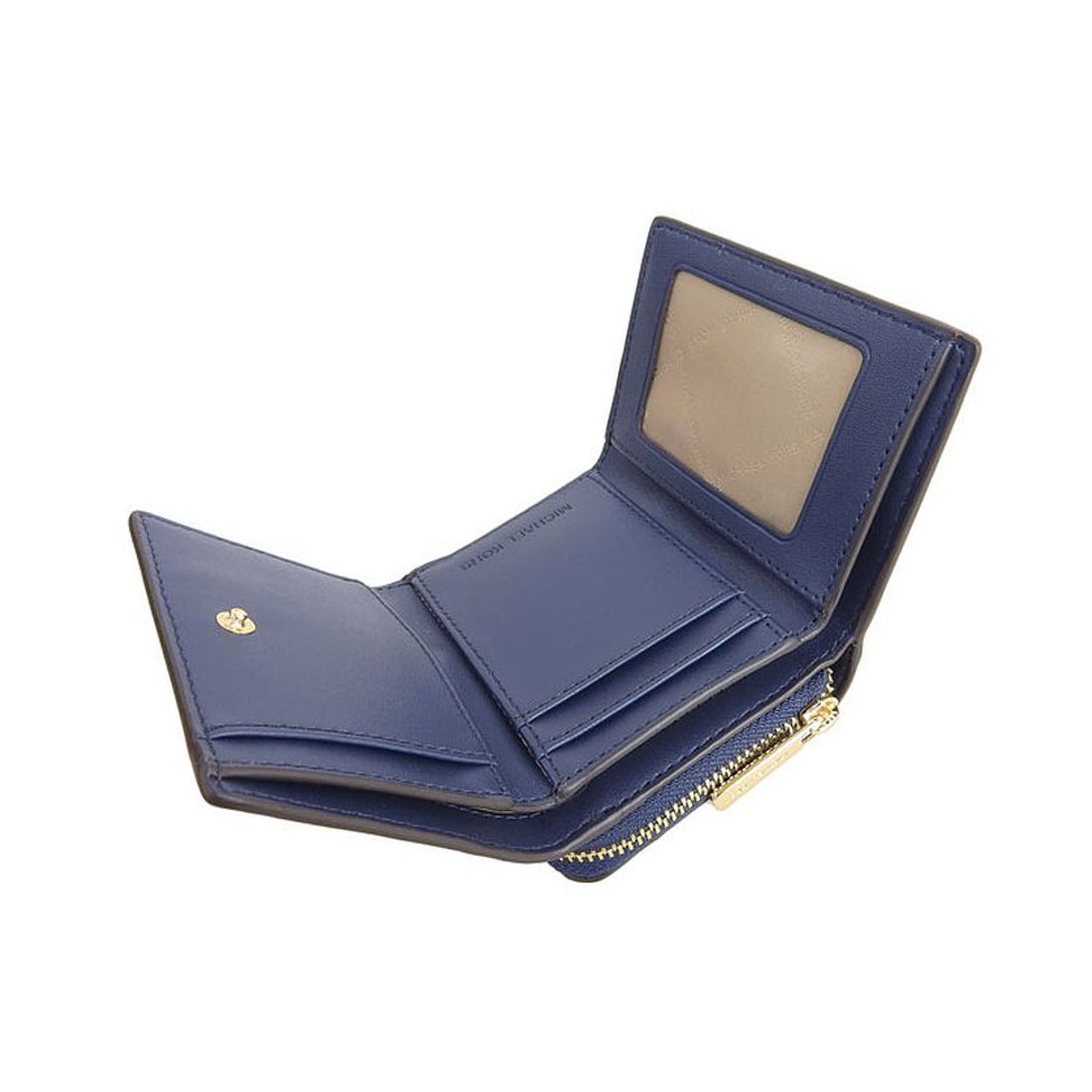 マイケルコース MICHAEL KORS 三つ折り財布 （ブルー系） -waja bazar