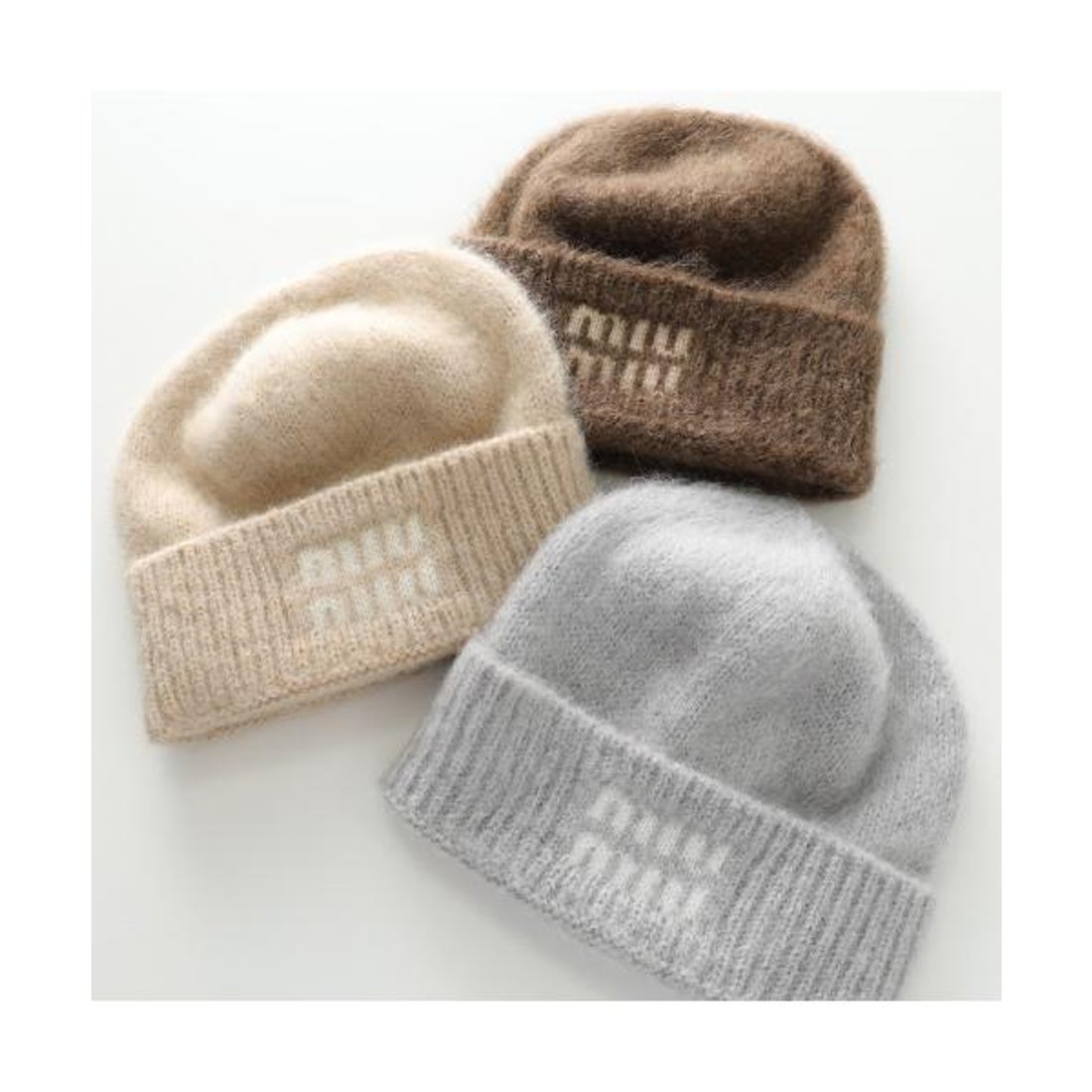 ミュウミュウ Miu Miu MIUMIU ニット帽 5HC378 2CQD モヘア （F0033