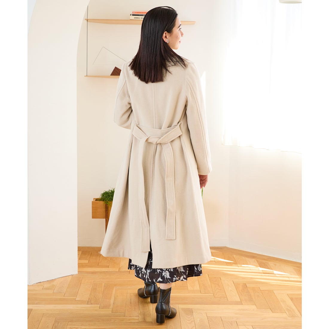 ミッシュマッシュ MISCH MASCH ダブルボタンコート/MO33C03 （BEIGE
