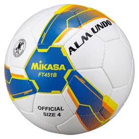 MIKASA ミカサ サッカーボール ALMUNDO 検定球 4号(ホワイト×ブルー