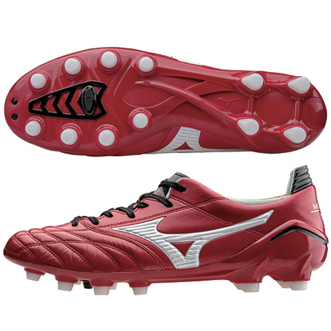 MIZUNO ミズノ モレリア NEO(レッド×ホワイト)【購入特典：刺繍無料
