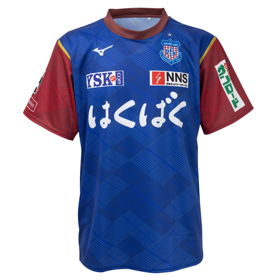 MIZUNO ヴァンフォーレ甲府 2025 ユニフォーム ホーム 半袖 レプリカ